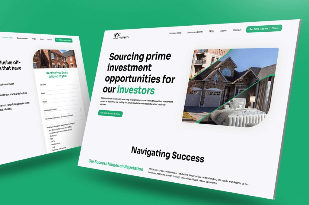 Website design mistakes to avoid for property businesses.