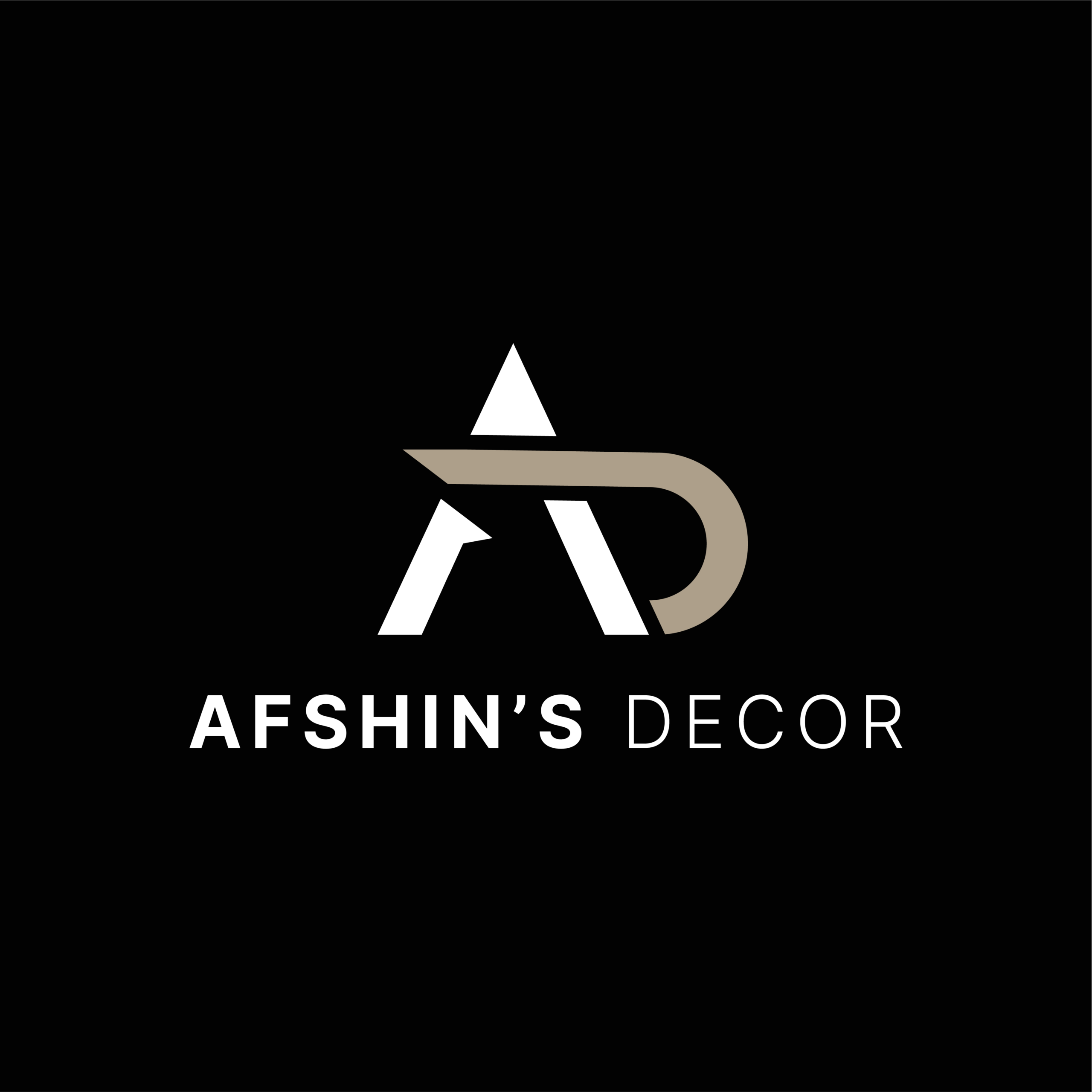 AFSHIN'S DECOR Logo Light